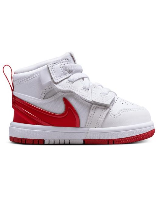 Nike White 1 Mid Shoes