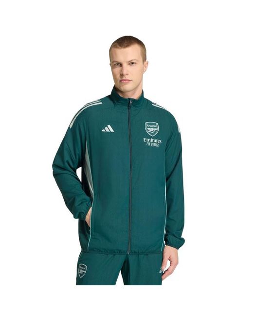 Adidas Green Track Tops for men