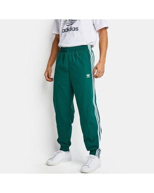 Adidas Green Firebird Pants for men