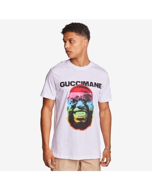Merchcode White Gucci Mane T-shirts for men