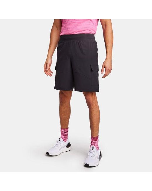 Under Armour Blue Stretch Woven Shorts for men