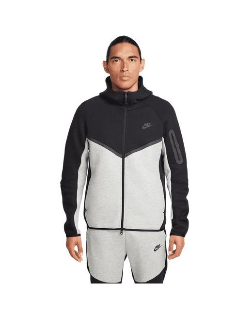 Nike Black Tech Fleece Windrunner Full-Zip Jacket for men