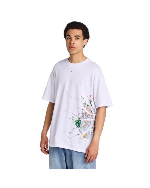 Nike White Gfx T-Shirts for men