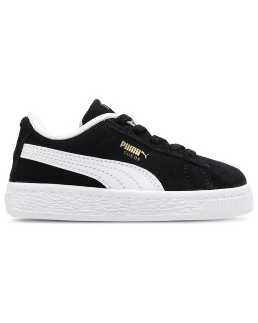 PUMA Black Suede Baby Shoes