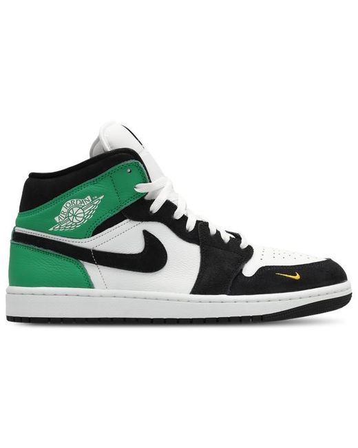Nike Green Aj1 Mid Sneakers for men