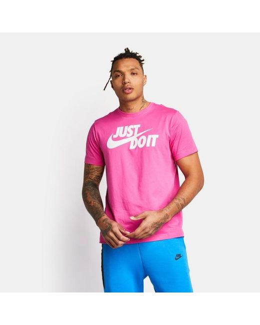 Nike Pink Just Do It T-shirts for men