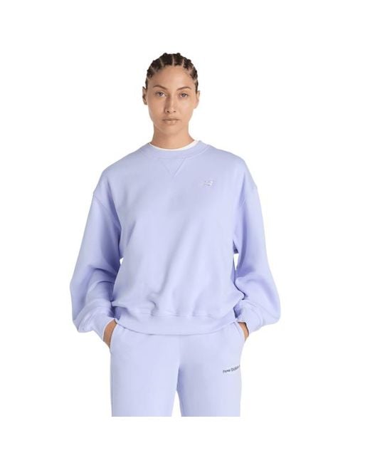 New Balance Blue Terry Sweatshirts