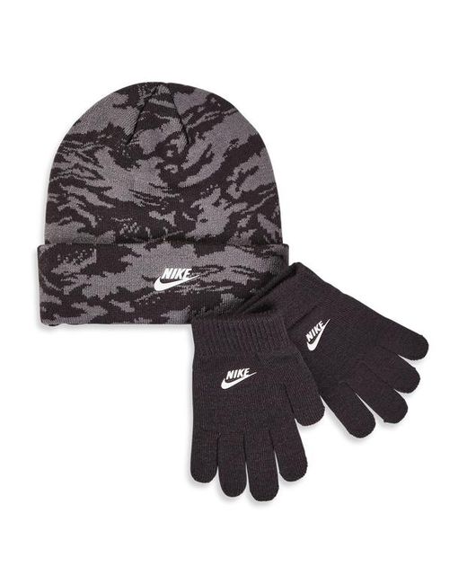 Nike Beanie/glove Set Knitted Hats & Beanies in Black | Lyst UK