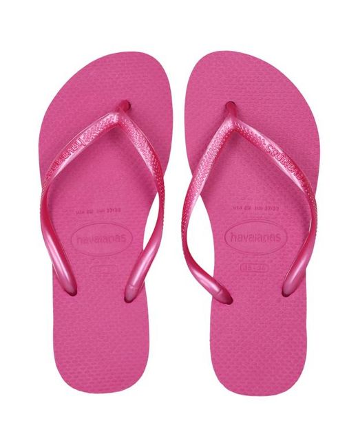 Havaianas Pink Slim Flip-Flops And Sandals