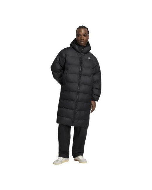Adidas Long Regen Jacket Jassen in het Black voor heren