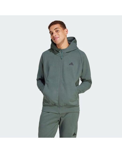 Adidas Z.n.e. Winterized Full-zip Hooded in Green für Herren