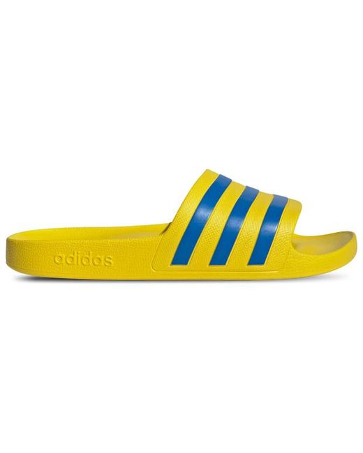 Adilette Mujer Sandalias Y Flip-Flops Adidas de color Yellow
