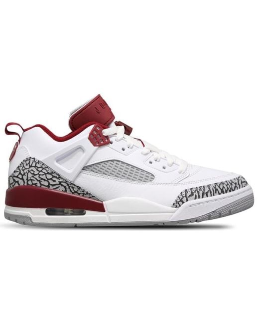 Nike White Spizike Low Shoes for men