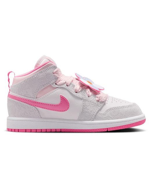 Nike Pink Aj1 Mid Toddler Trainers