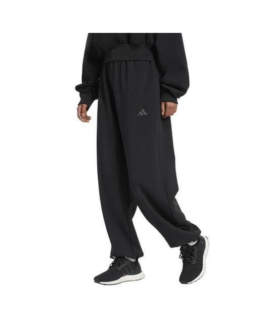 Adidas Black Soft Lux Loose Pants Pants