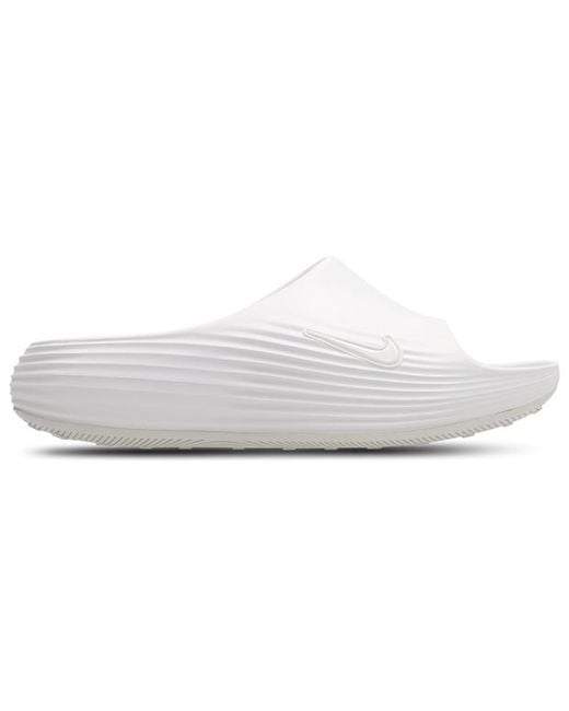 Nike Gray Reactx Rejuven8 Flip-Flops And Sandals for men