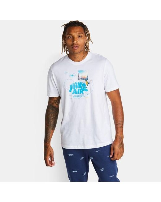 Nike White Sportswear T-Shirts for men