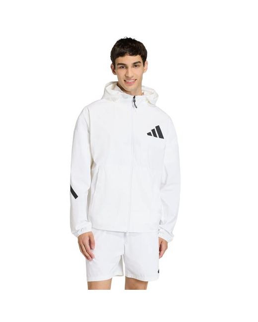 Adidas White Z.N.E. Woven Track Top Track Tops for men