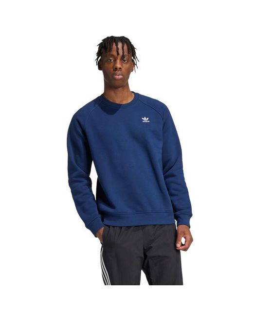 Adidas Blue Trefoil Sweatshirts for men