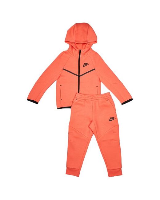 Nike Red Tech Fleece Tracksuits