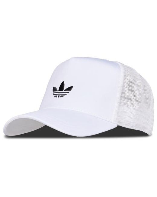 Adidas White Trucker Caps