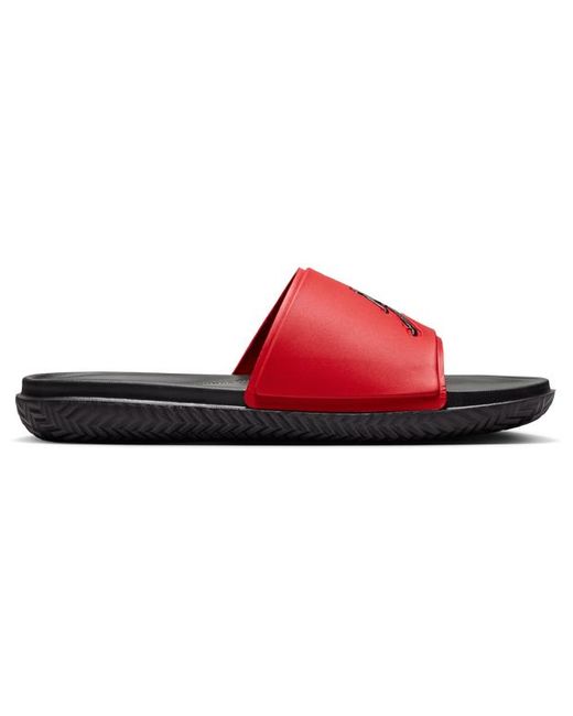 Nike Red Post Slide Shoes for men