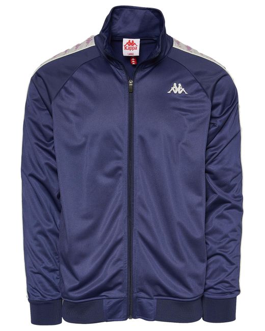 Kappa Synthetic Banda Dullo 2 Track Jacket in Blue/Grey (Blue) for Men ...