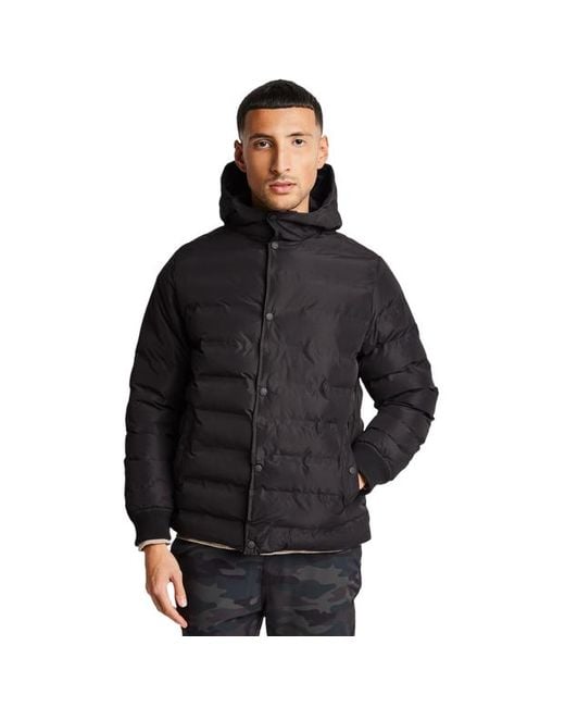 LCKR Black Teslin Jackets for men