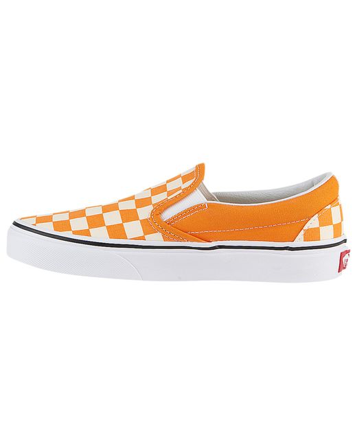 vans slip on orange