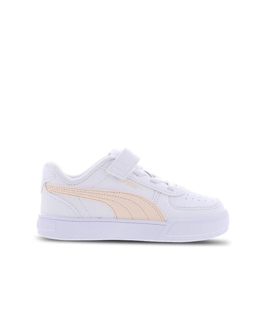PUMA White Caven Toddler Trainers