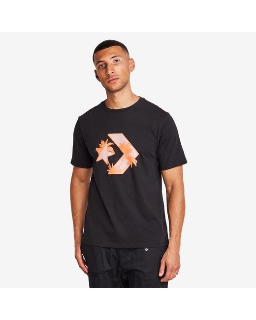 Star Chevron Camisetas Converse de hombre de color Black