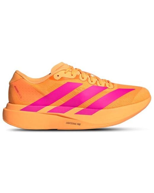 Adidas Pink Adizero Evo Sl Sneakers for men