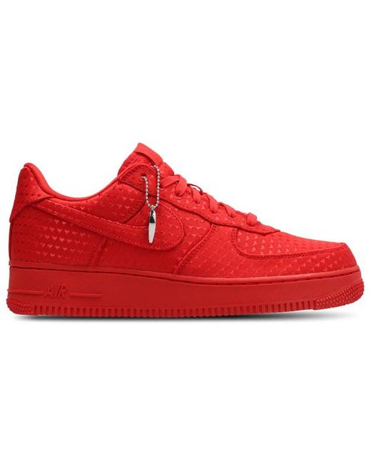 Nike Red Air Force Sneakers for men