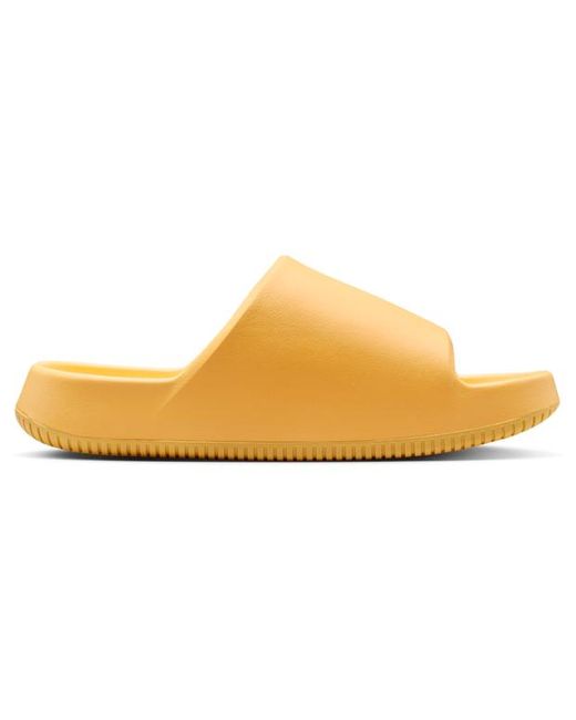 Nike Yellow Calm Flip-Flops And Sandals for men