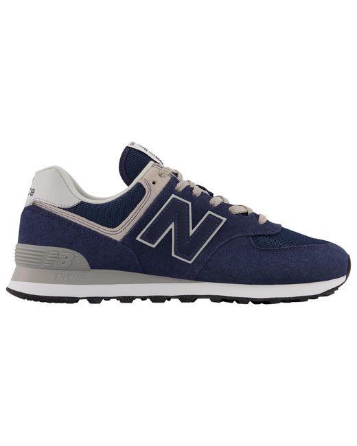 New Balance Synthetic 574 Evergreen - Running Shoes in Navy/White (Blue ...