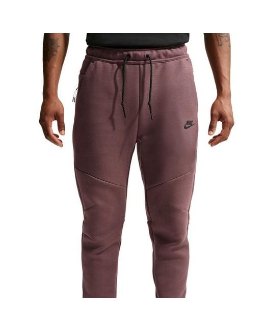 Nike Red Tech Fleece Pants for men
