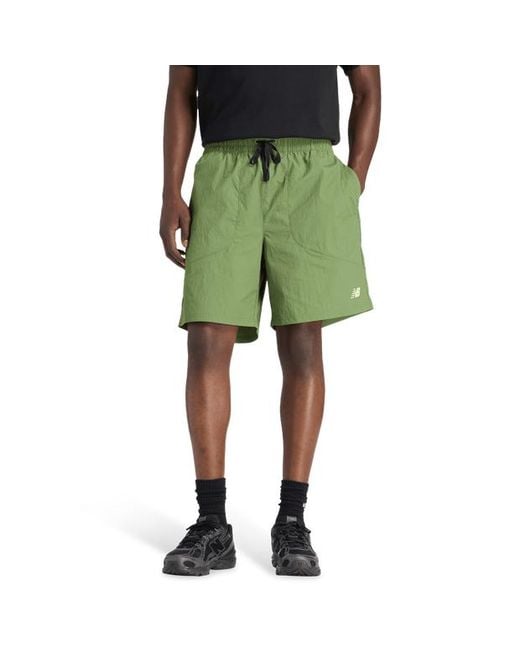 New Balance Green Shorts for men