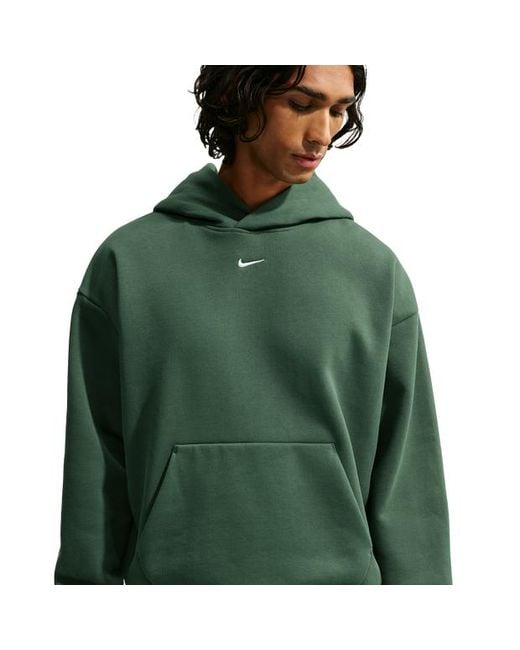 Nike Green Solo Fleece Pullover Hoodie for men