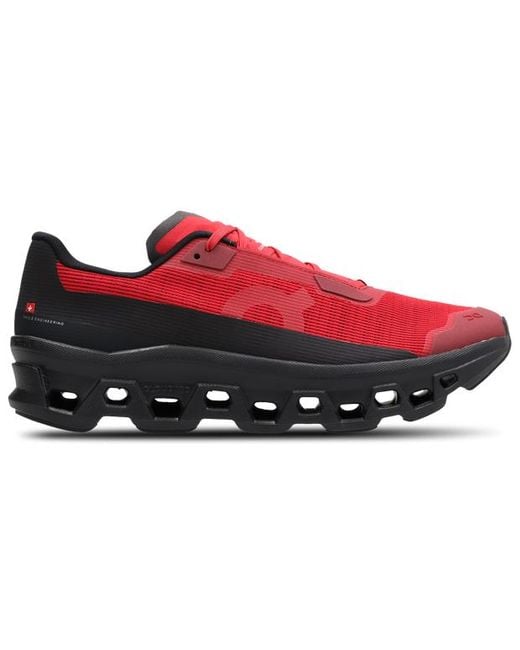 On Shoes Red Cloudmster Sneakers for men