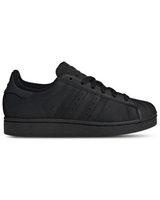 Adidas Black Superstar Sneakers