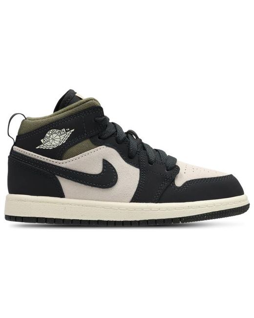 Nike Black Aj1 Mid Toddler Trainers