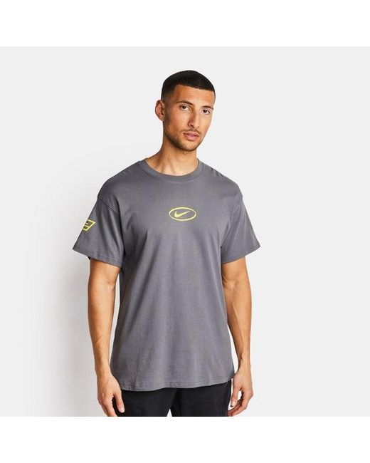 T100 Camisetas Nike de hombre de color Gray