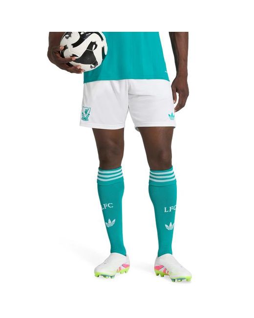 Adidas Blue Liverpool Fc 25/26 Third Shorts Shorts for men