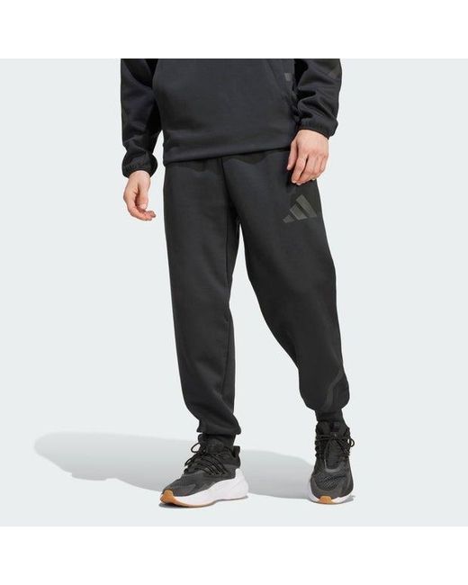 Adidas Black Z.N.E. Tracksuit Pants for men