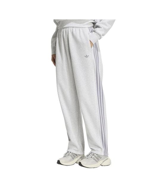 Adidas Gray Track Tracksuit Bottoms Pants