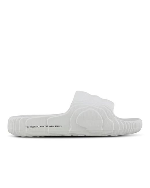 Adidas White Adilette Flip-flops And Sandals for men
