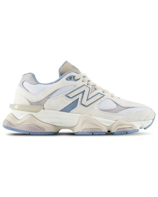 New Balance White 9060 Sneakers for men