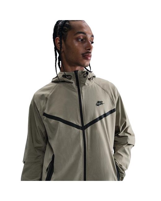 Nike Green Tech Woven Hoodies for men