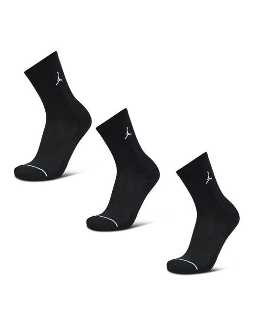 Nike Black Everyday Max Crew 3 Pack Socks