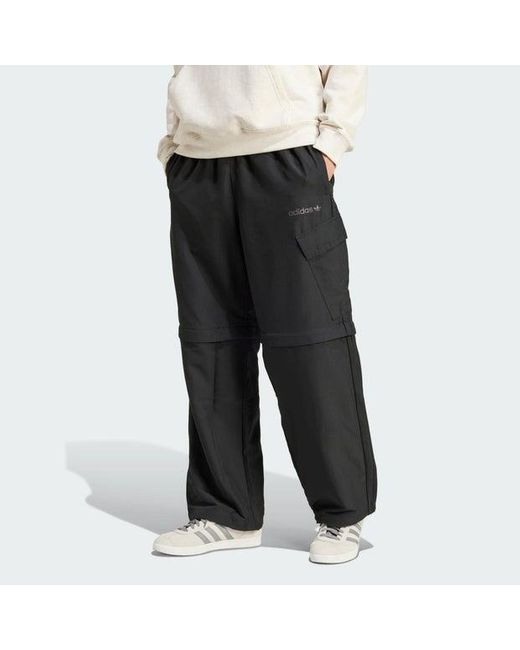 Zip-off Joggers Pantalons Adidas pour homme en coloris Black